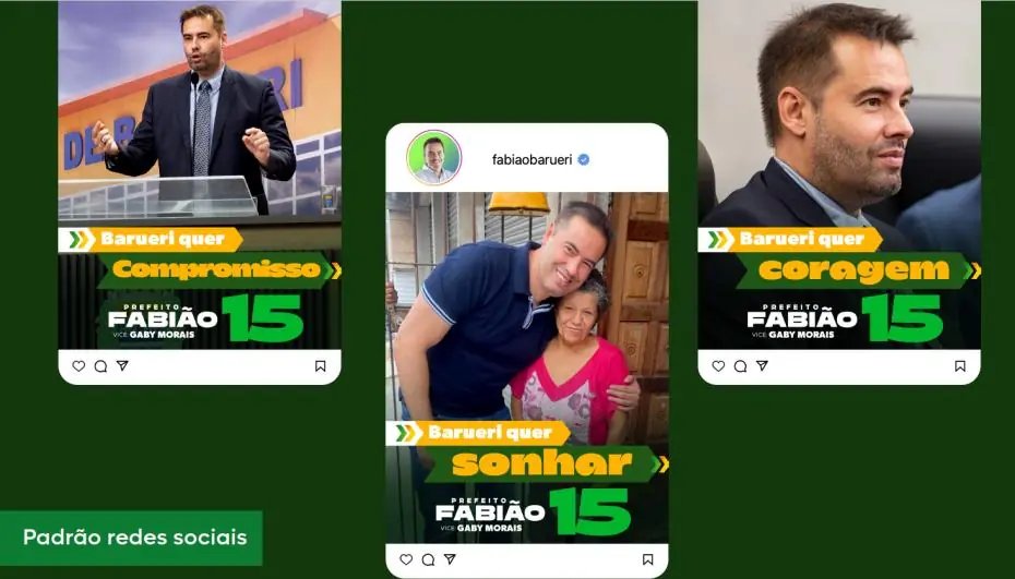 Padrão redes sociais