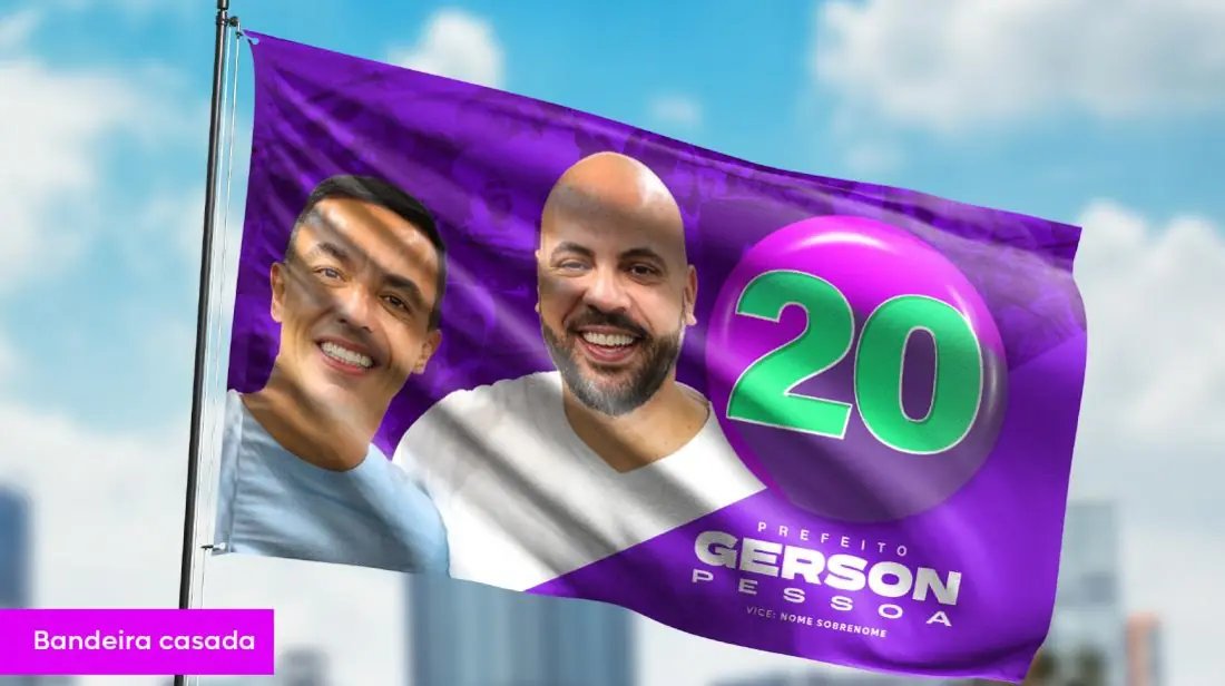 Peça da campanha Gerson Pessoa