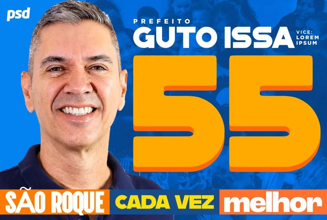 Peça da campanha Guto Issa