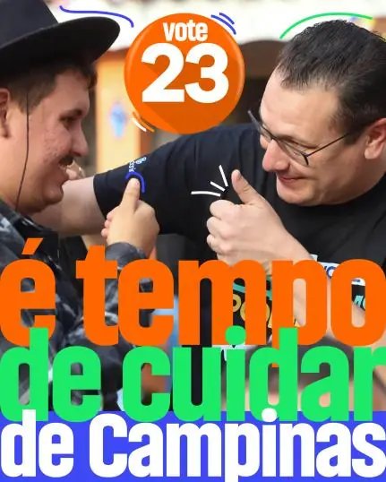 Peça da campanha Rafael Zimbaldi